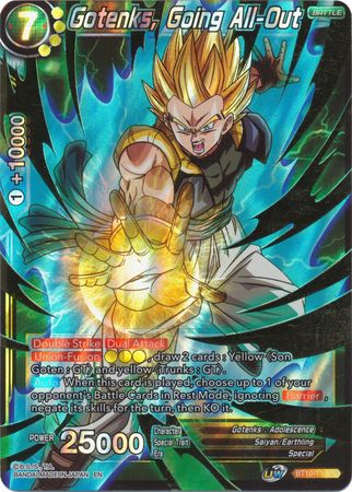 Gotenks, Going All-Out (BT10-110) [Rise of the Unison Warrior 2nd Edition] | Devastation Store