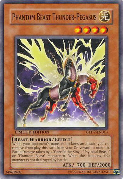 Phantom Beast Thunder-Pegasus [GLD2-EN013] Common | Devastation Store