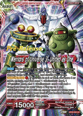 Paparoni // Warriors of Universe 3, United as One (BT20-002) [Power Absorbed Prerelease Promos] | Devastation Store
