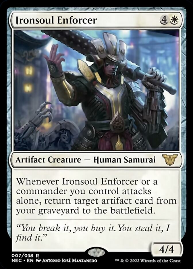 Ironsoul Enforcer [Kamigawa: Neon Dynasty Commander] | Devastation Store
