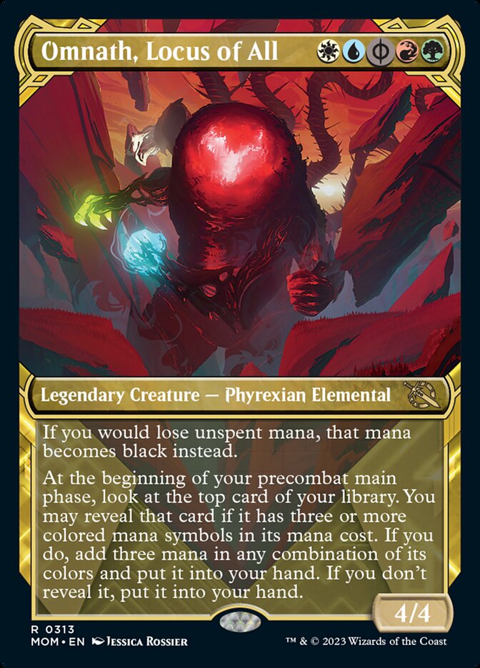 Omnath, Locus of All (Showcase Planar Booster Fun) [March of the Machine] | Devastation Store