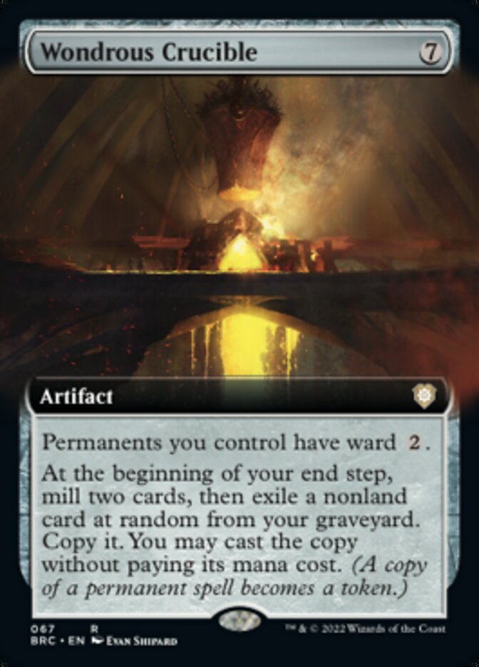 Wondrous Crucible (Extended Art) [The Brothers' War Commander] | Devastation Store