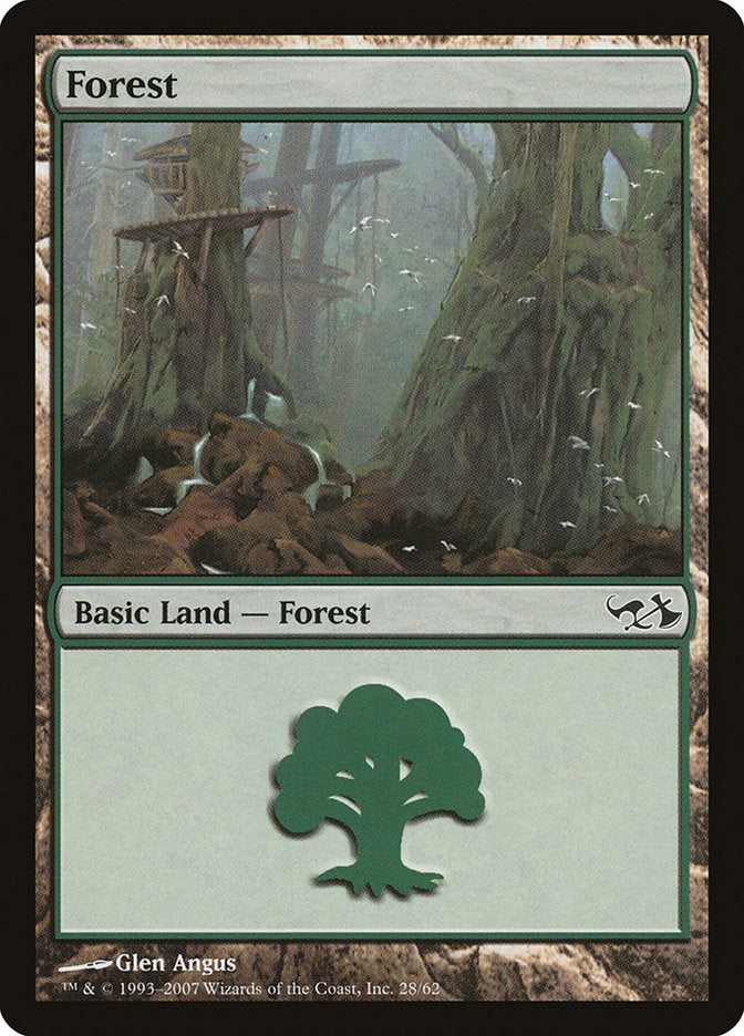 Forest (28) [Duel Decks: Elves vs. Goblins] | Devastation Store