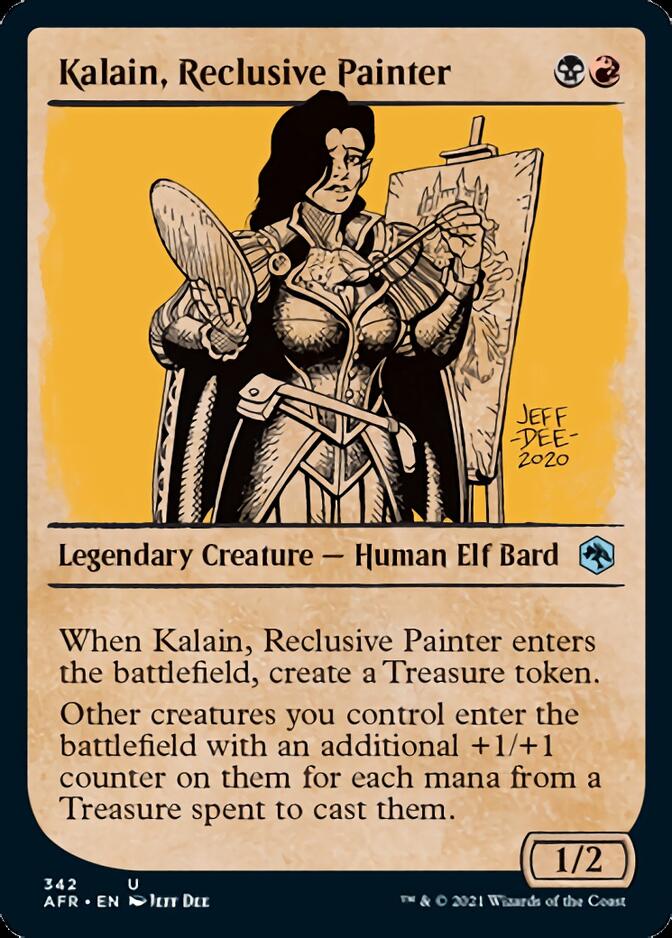 Kalain, Reclusive Painter (Showcase) [Dungeons & Dragons: Adventures in the Forgotten Realms] | Devastation Store