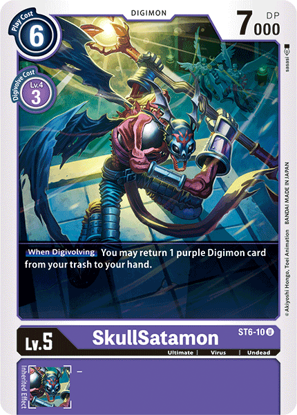 SkullSatamon [ST6-10] [Starter Deck: Venomous Violet] | Devastation Store