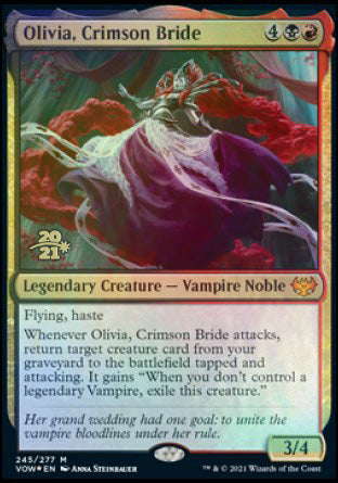 Olivia, Crimson Bride [Innistrad: Crimson Vow Prerelease Promos] | Devastation Store
