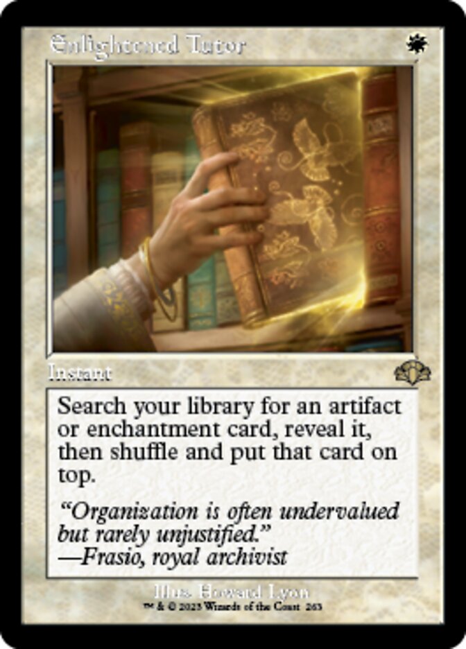 Enlightened Tutor (Retro) [Dominaria Remastered] | Devastation Store