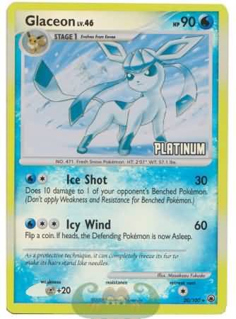 Glaceon (20/100) [Burger King Promos: 2009 Collection] | Devastation Store