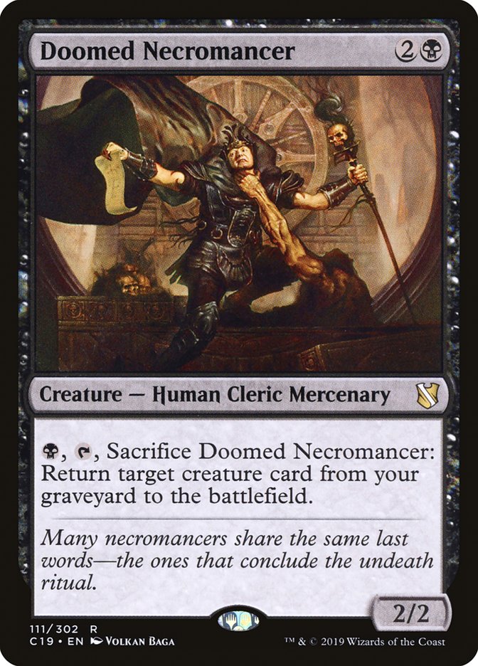 Doomed Necromancer [Commander 2019] | Devastation Store