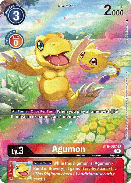 Agumon [BT6-007] (Alternate Art) [Double Diamond] | Devastation Store