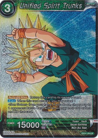 Unified Spirit Trunks (Foil) (EX01-06) [Mighty Heroes] | Devastation Store