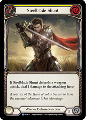 Steelblade Shunt (Yellow) [WTR127] Unlimited Edition Rainbow Foil - Devastation Store | Devastation Store