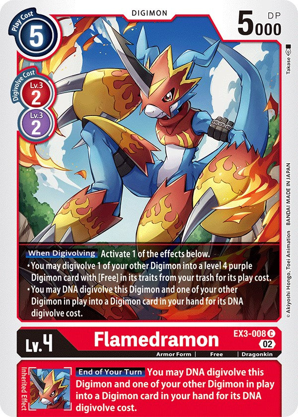 Flamedramon [EX3-008] [Draconic Roar] | Devastation Store