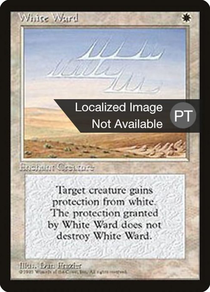 White Ward [Fourth Edition (Foreign Black Border)] | Devastation Store