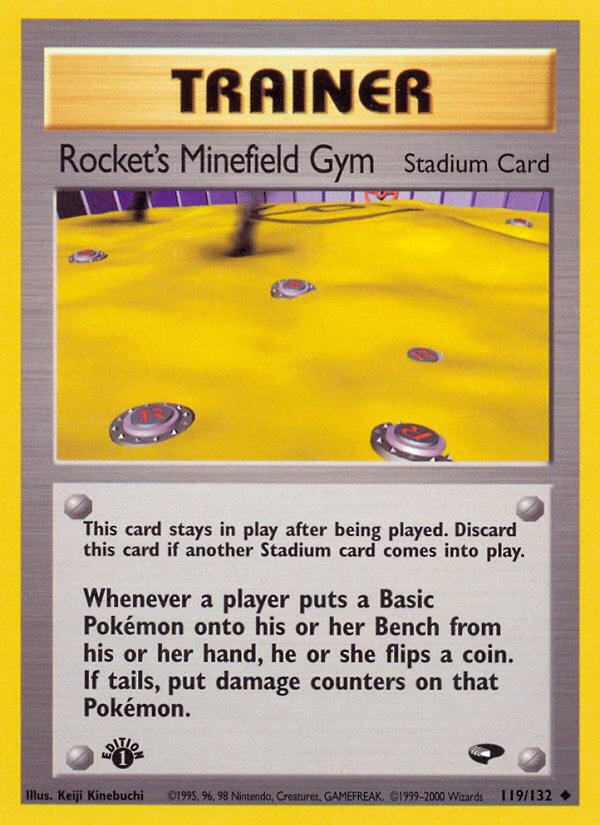 Rocket's Minefield Gym (119/132) [Gym Challenge 1st Edition] | Devastation Store