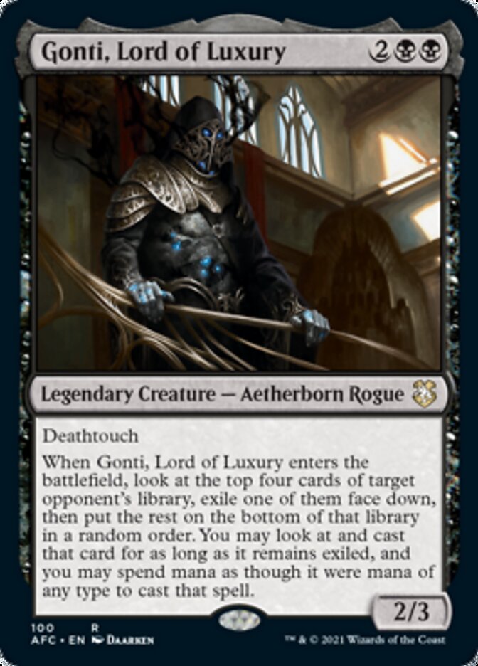 Gonti, Lord of Luxury [Dungeons & Dragons: Adventures in the Forgotten Realms Commander] | Devastation Store