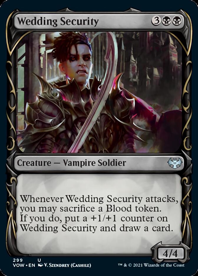 Wedding Security (Showcase Fang Frame) [Innistrad: Crimson Vow] | Devastation Store