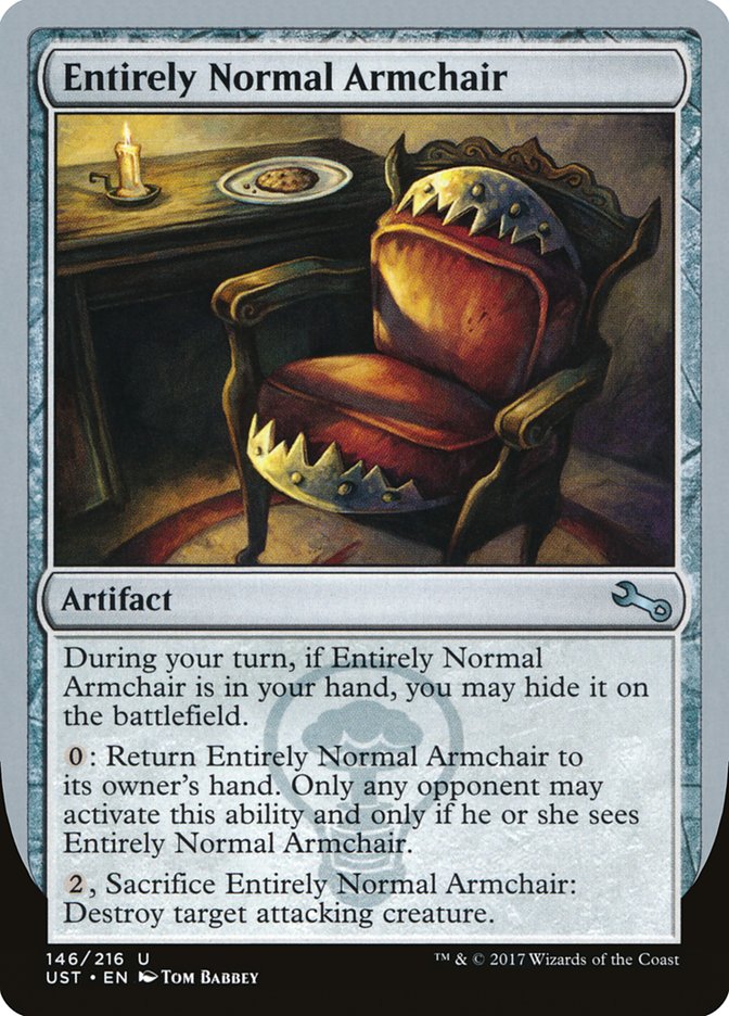 Entirely Normal Armchair [Unstable] | Devastation Store