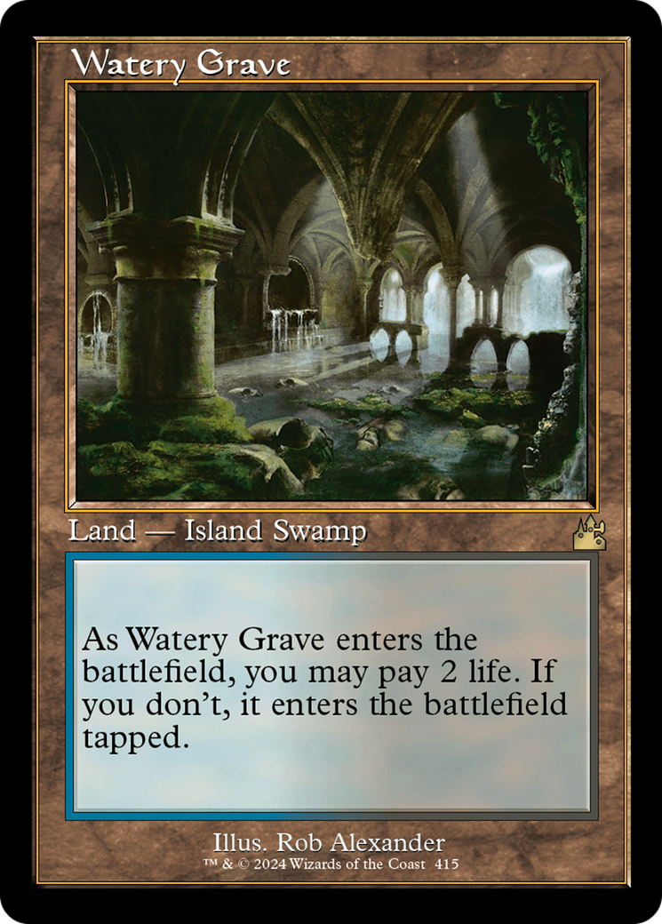 Watery Grave (Retro) [Ravnica Remastered] | Devastation Store