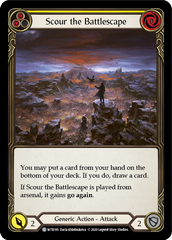 Scour the Battlescape (Yellow) [WTR195] Unlimited Edition Rainbow Foil - Devastation Store | Devastation Store