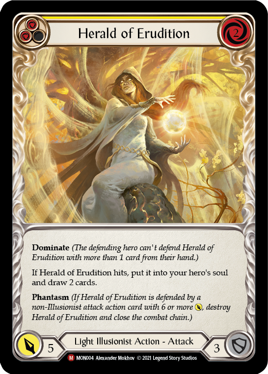 Herald of Erudition [MON004] 1st Edition Normal - Devastation Store | Devastation Store