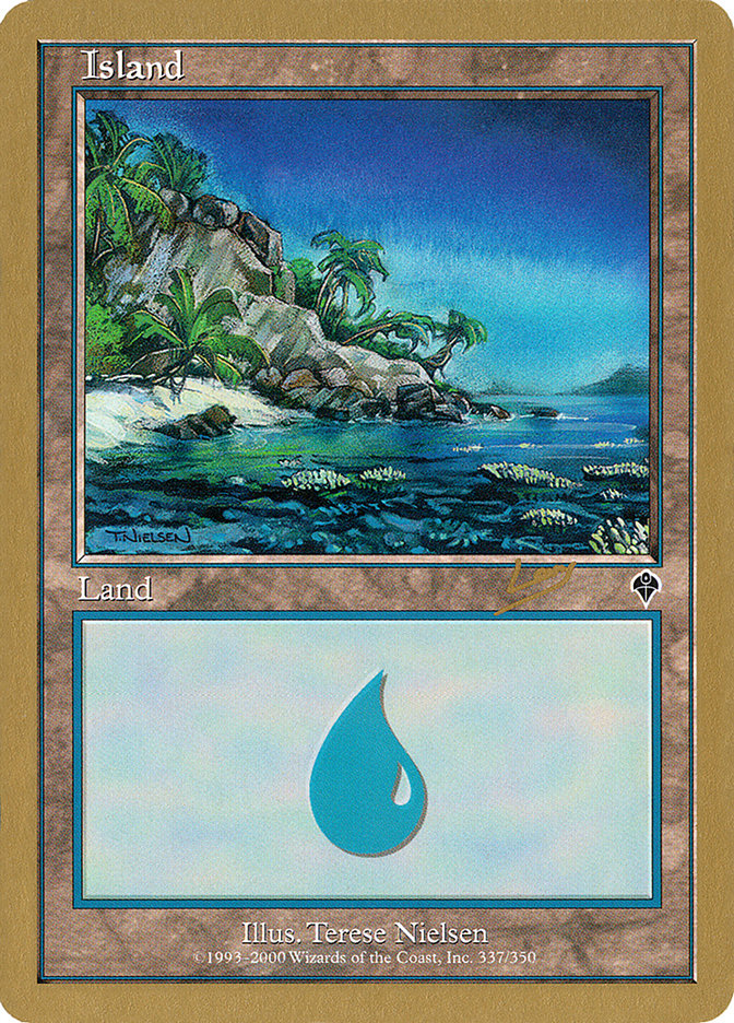 Island (rl337a) (Raphael Levy) [World Championship Decks 2002] | Devastation Store