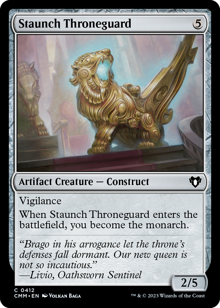 Staunch Throneguard [Commander Masters] | Devastation Store