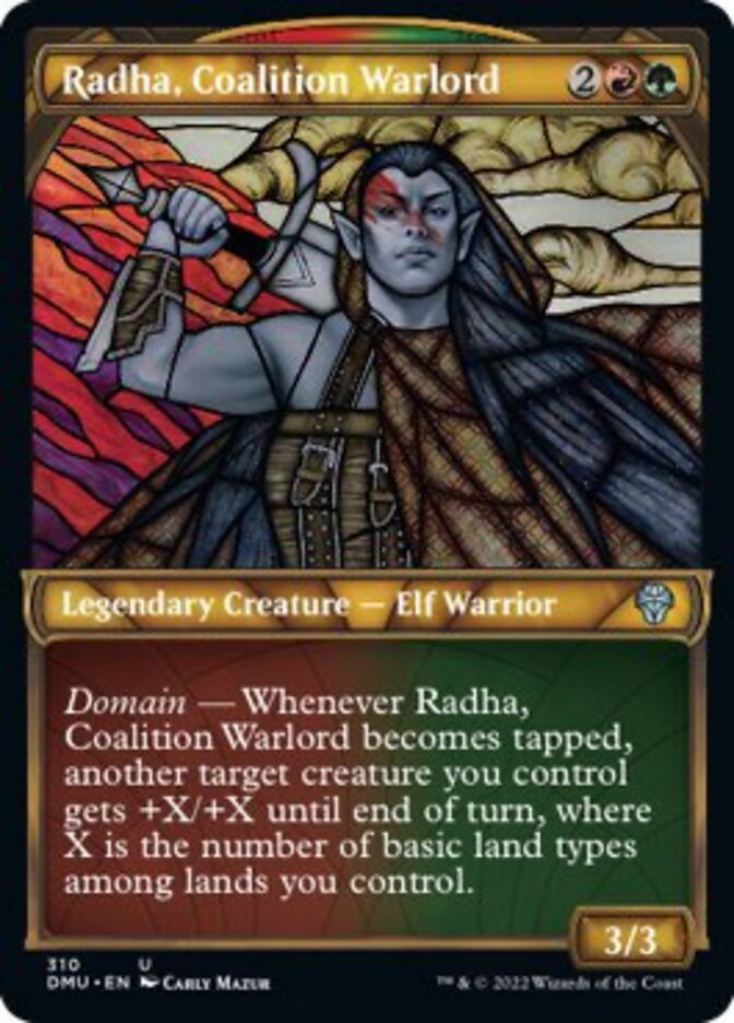 Radha, Coalition Warlord (Showcase) [Dominaria United] | Devastation Store