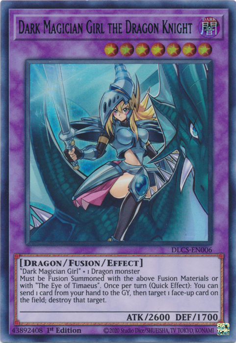 Dark Magician Girl the Dragon Knight (Blue) [DLCS-EN006] Ultra Rare | Devastation Store