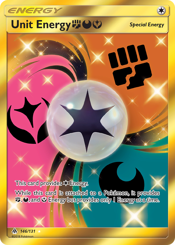 Unit Energy (146/131) (Fighting, Darkness, Fairy) [Sun & Moon: Forbidden Light] | Devastation Store