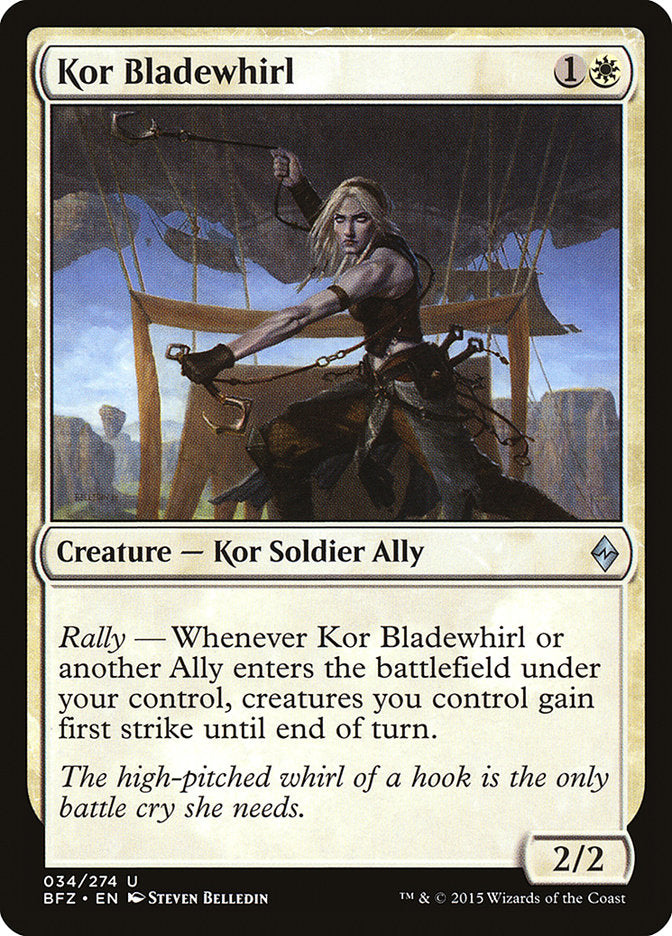 Kor Bladewhirl [Battle for Zendikar] | Devastation Store