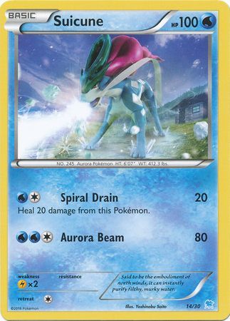 Suicune (14/30) [XY: Trainer Kit 3 - Suicune] | Devastation Store