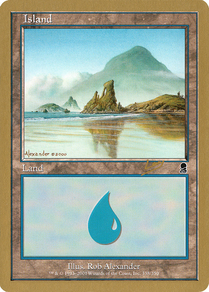 Island (rl338) (Raphael Levy) [World Championship Decks 2002] | Devastation Store