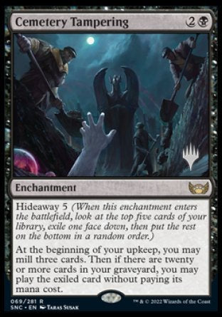 Cemetery Tampering (Promo Pack) [Streets of New Capenna Promos] | Devastation Store