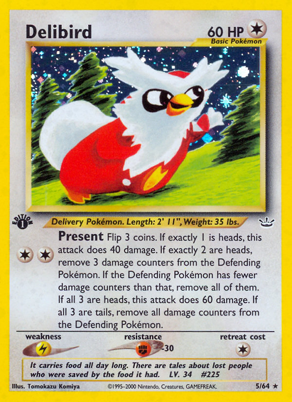 Delibird (5/64) [Neo Revelation 1st Edition] | Devastation Store