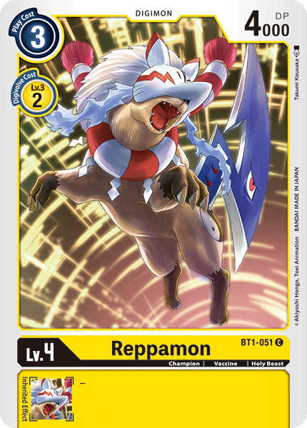 Reppamon [BT1-051] [Release Special Booster Ver.1.0] | Devastation Store