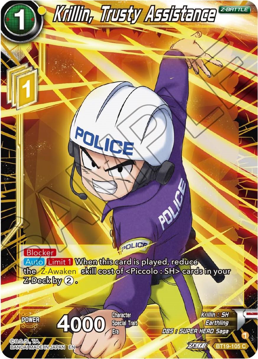 Krillin, Trusty Assistance (BT19-105) [Fighter's Ambition] | Devastation Store