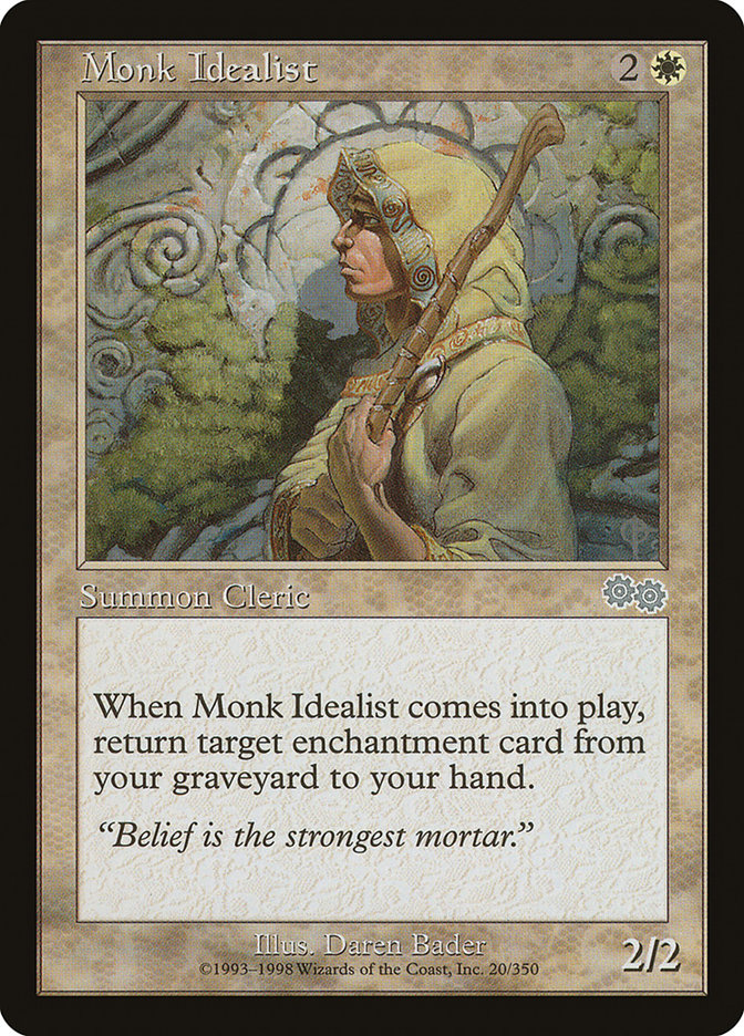 Monk Idealist [Urza's Saga] - Devastation Store | Devastation Store