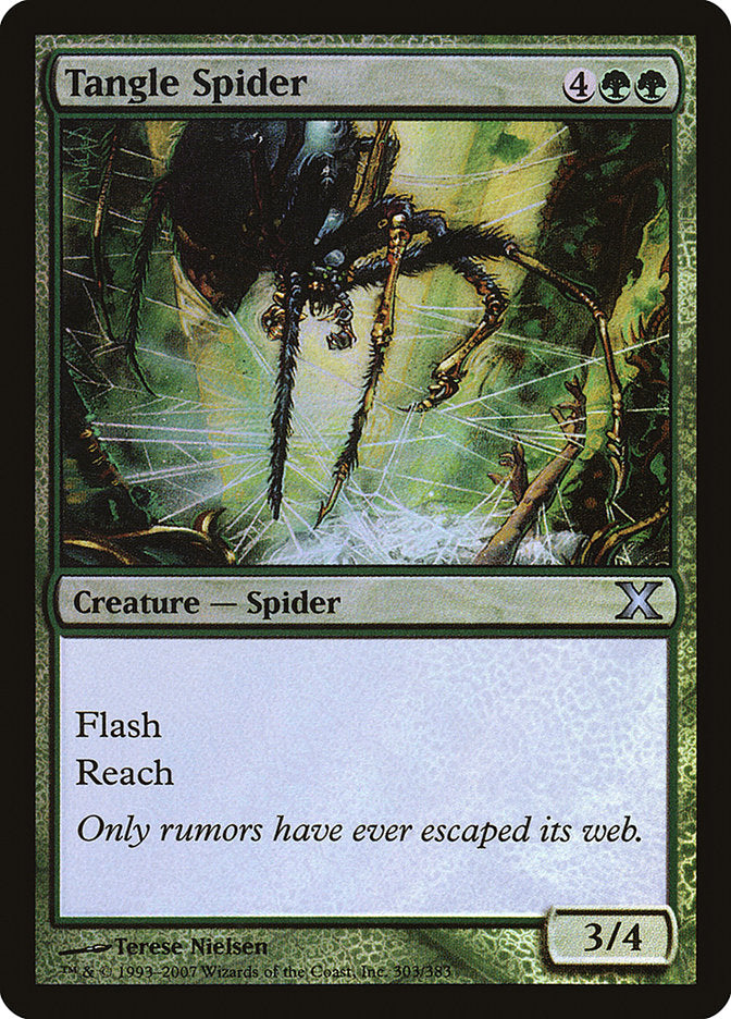 Tangle Spider (Premium Foil) [Tenth Edition] | Devastation Store