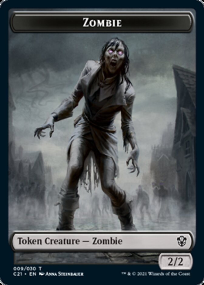 Zombie // Horror Token [Commander 2021 Tokens] | Devastation Store