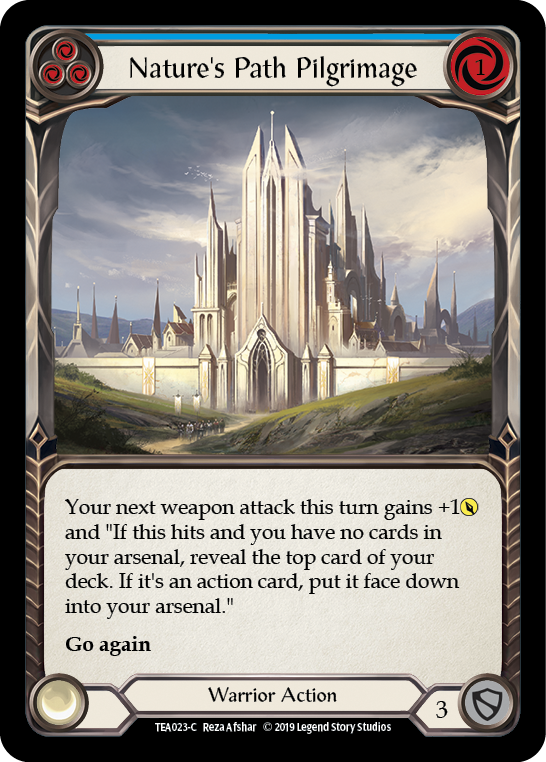 Nature's Path Pilgrimage (Blue) [TEA023-C] Normal - Devastation Store | Devastation Store