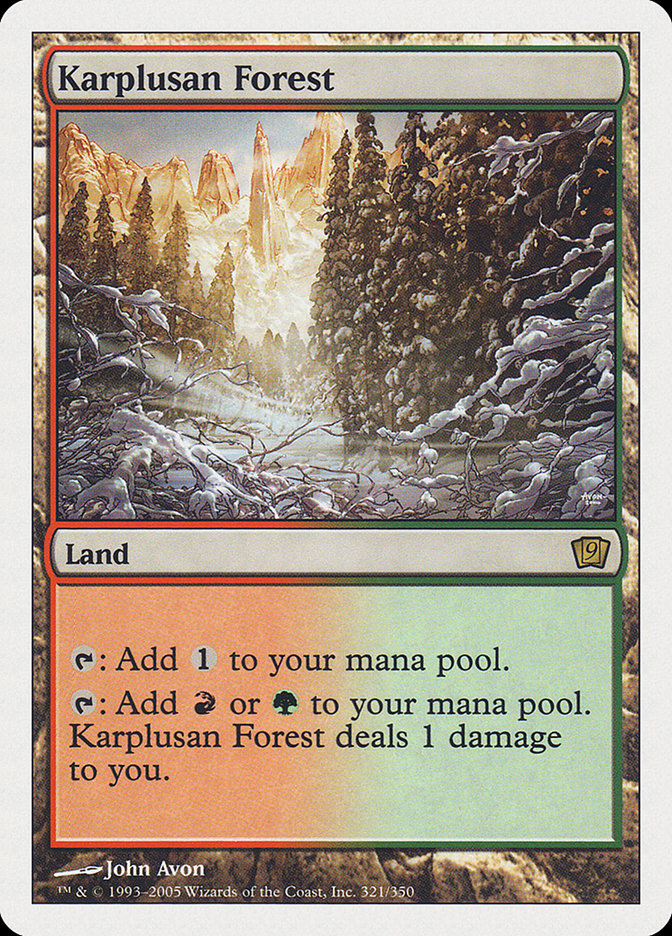 Karplusan Forest [Ninth Edition] | Devastation Store