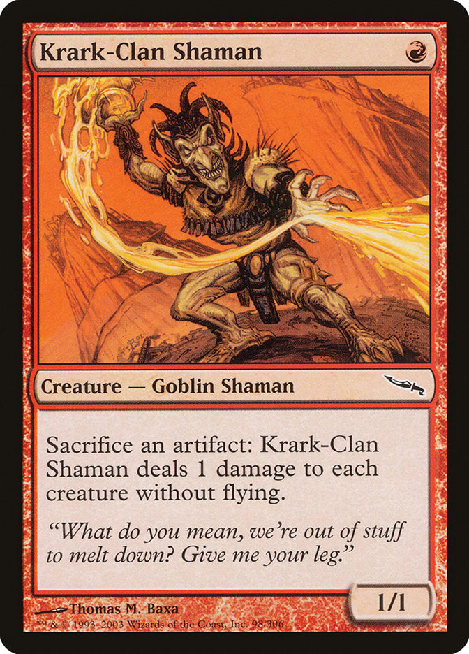 Krark-Clan Shaman [Mirrodin] | Devastation Store