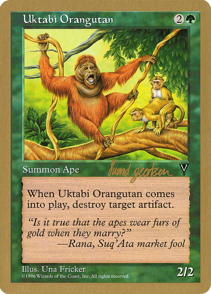 Uktabi Orangutan (Svend Geertsen) (SB) [World Championship Decks 1997] | Devastation Store