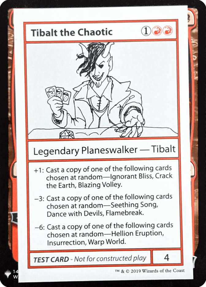 Tibalt the Chaotic [Mystery Booster Playtest Cards] | Devastation Store
