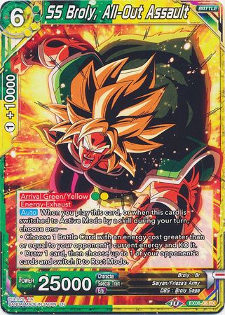 SS Broly, All-Out Assault [EX08-06] | Devastation Store