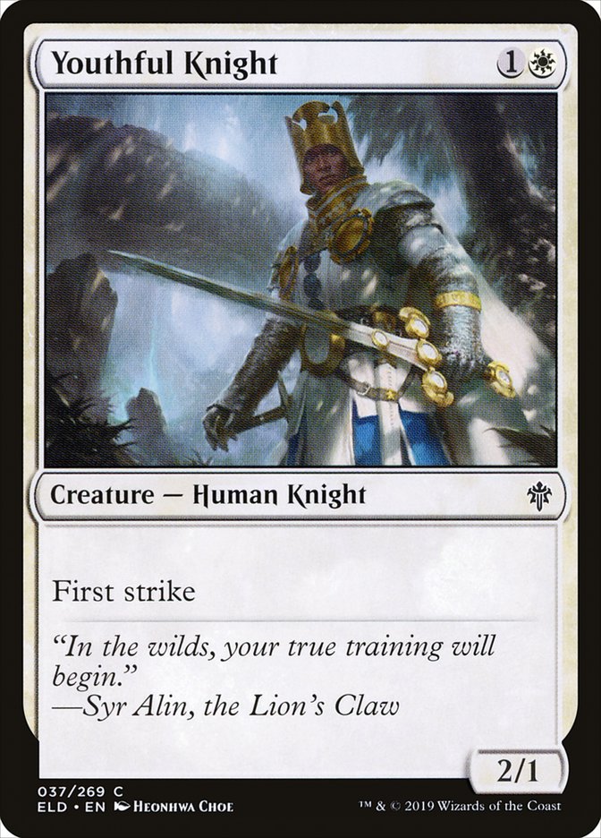 Youthful Knight [Throne of Eldraine] | Devastation Store
