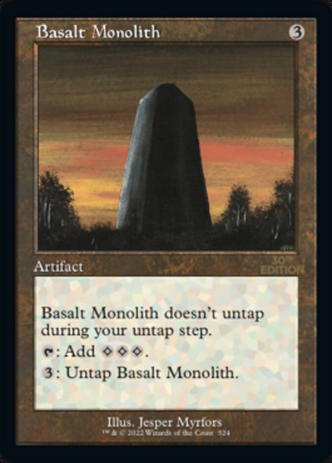 Basalt Monolith (Retro) [30th Anniversary Edition] | Devastation Store