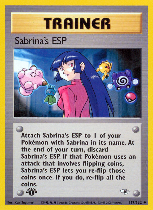 Sabrina's ESP (117/132) [Gym Heroes 1st Edition] | Devastation Store