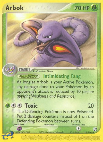 Arbok (29/100) [EX: Sandstorm] | Devastation Store